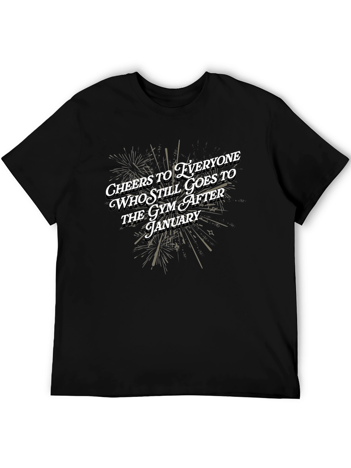 Cheers to Gym Goers T-Shirt - Motivational Workout Tee
