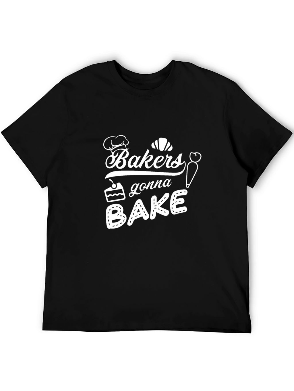 Bakers Gonna Bake Graphic Tee - Black