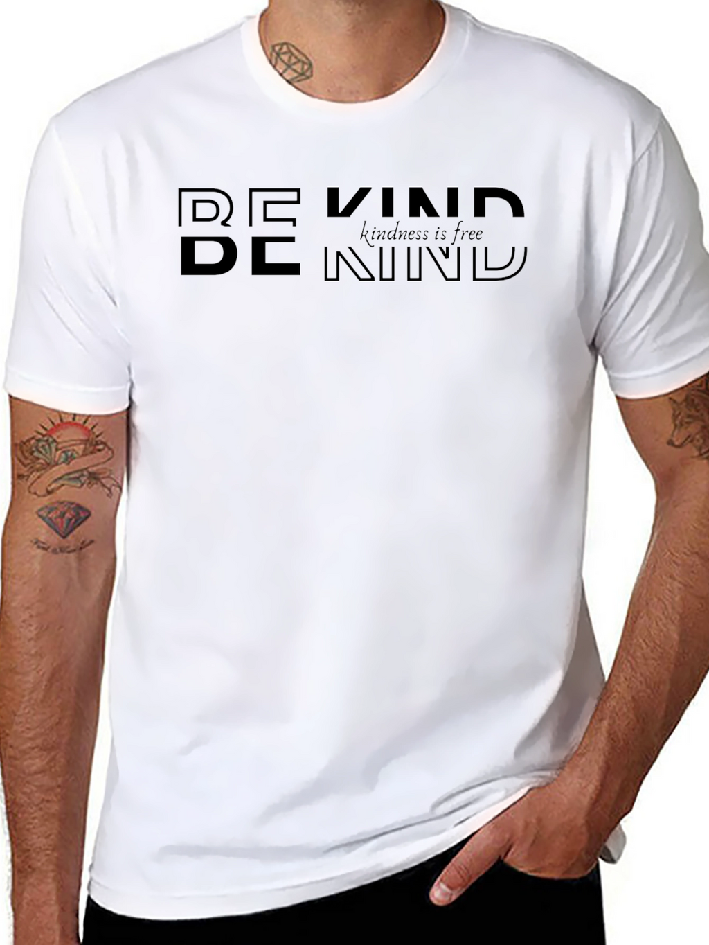Be Kind Graphic Tee - Kindness is Free
