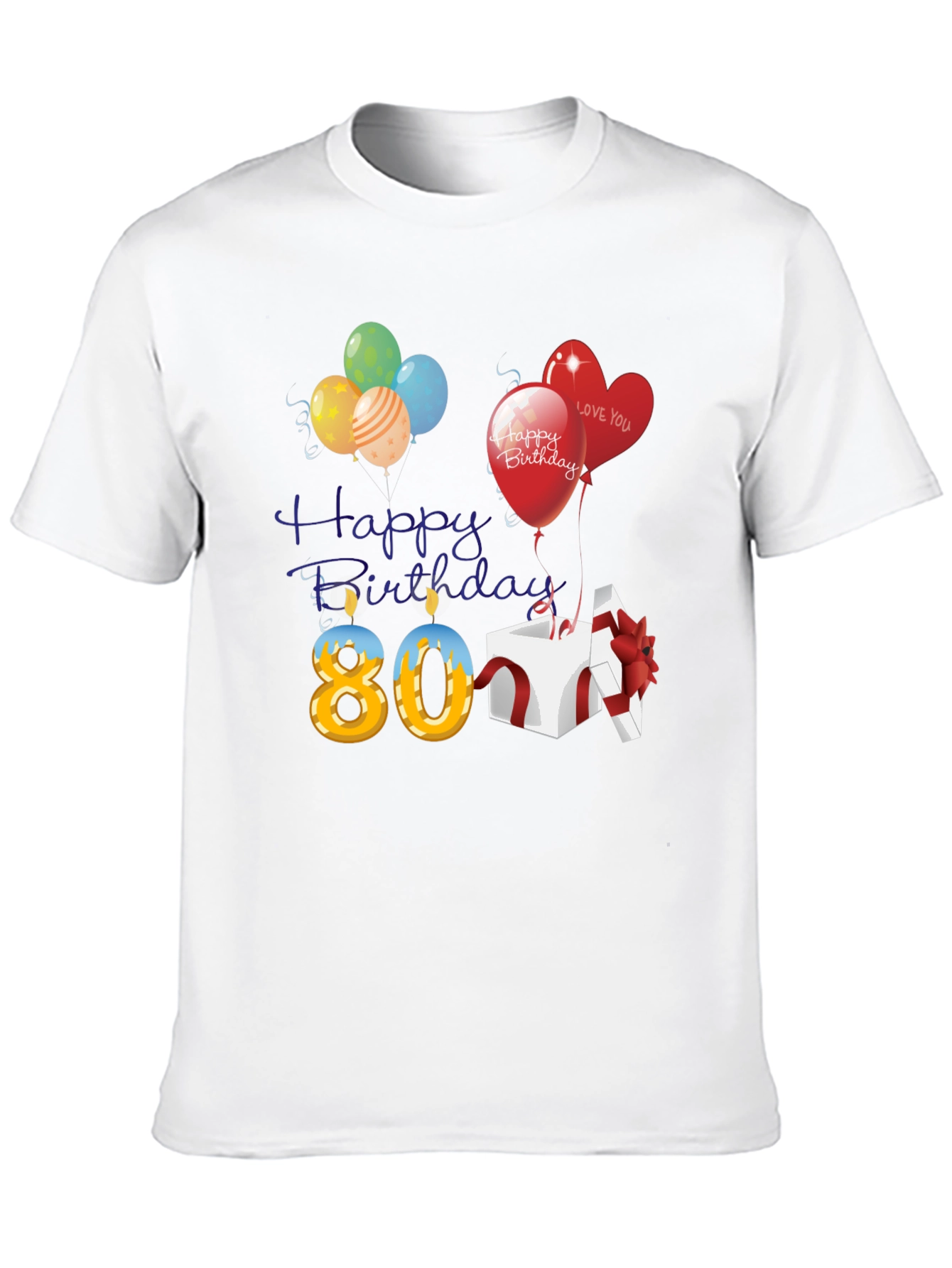 Happy 80th Birthday T-Shirt