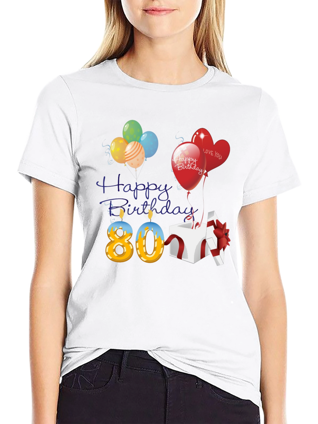 Happy 80th Birthday T-Shirt