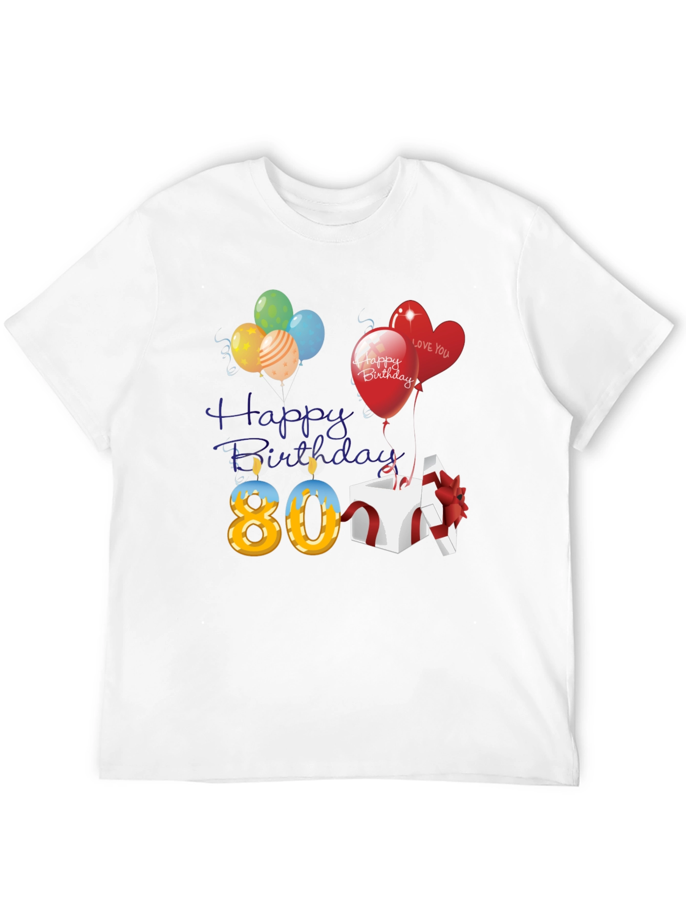 Happy 80th Birthday T-Shirt