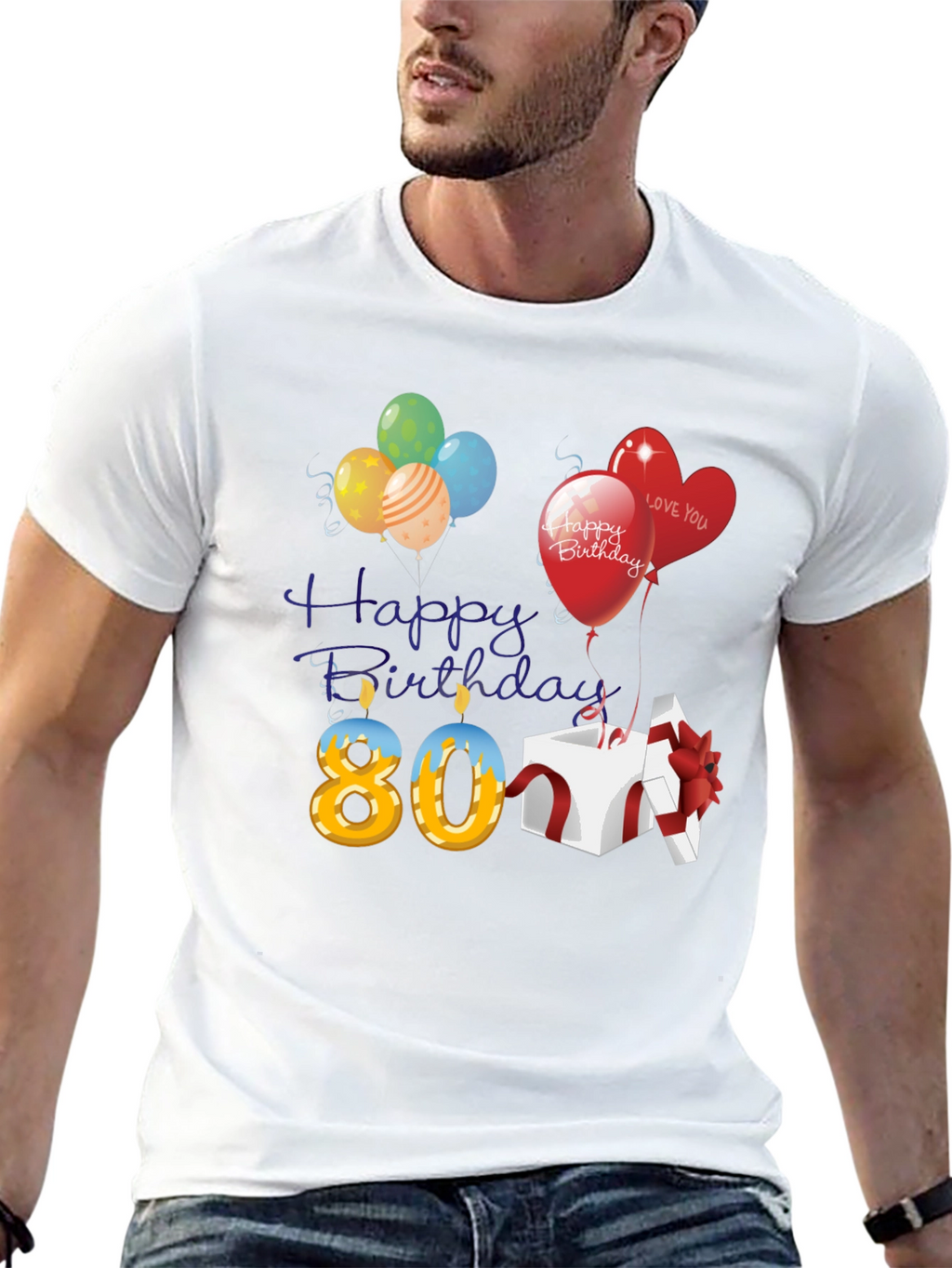 Happy 80th Birthday T-Shirt