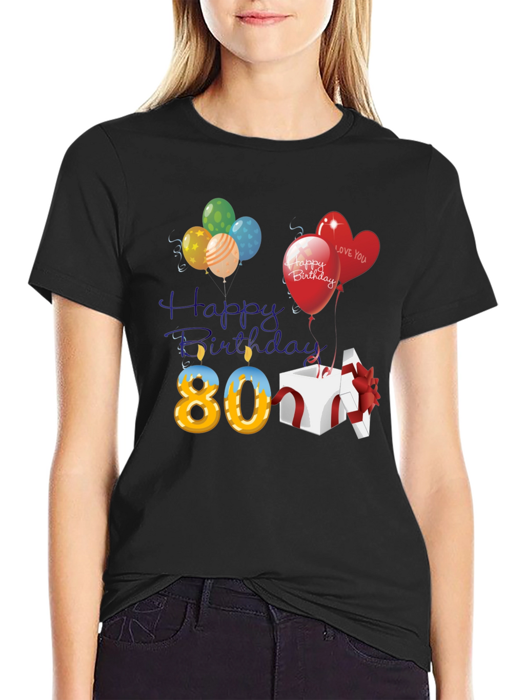Happy 80th Birthday T-Shirt