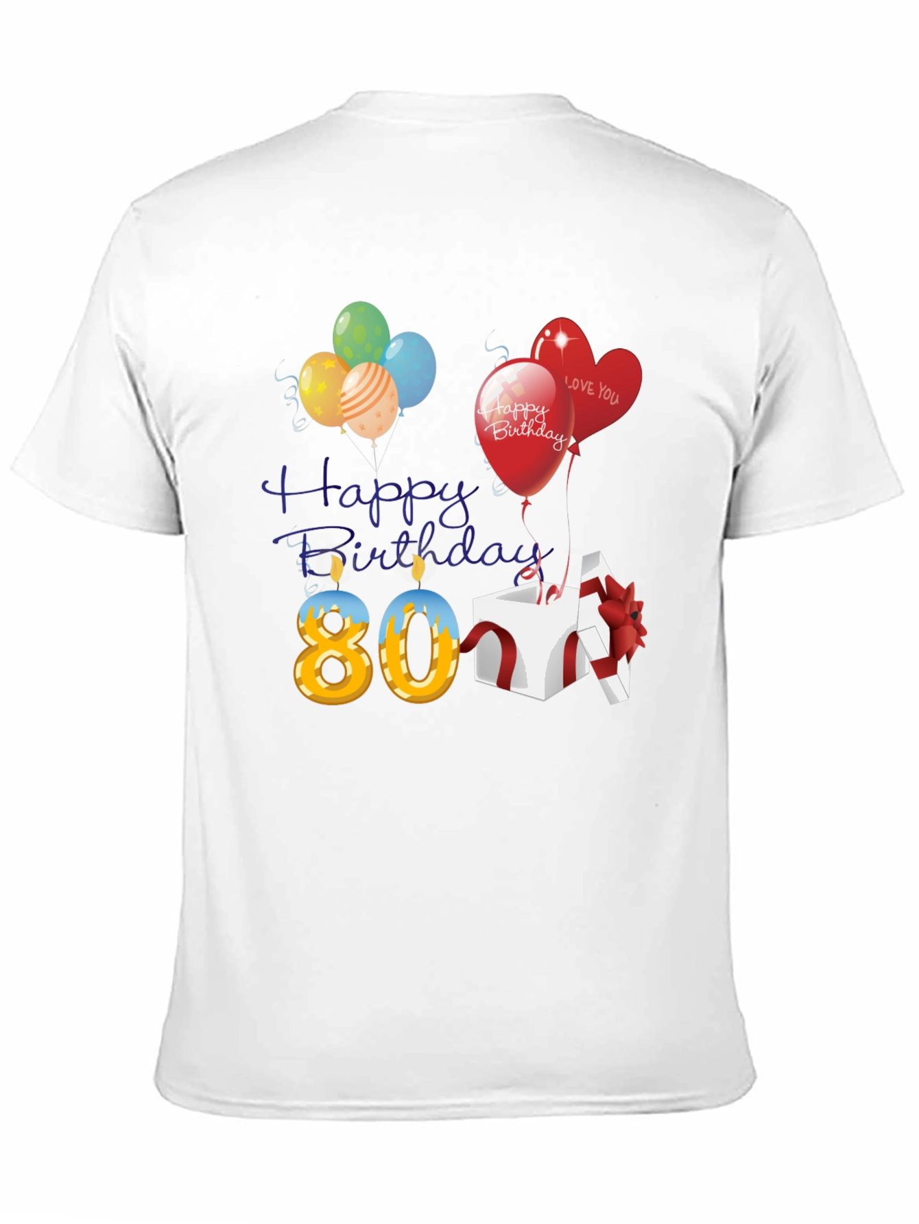 Happy 80th Birthday T-Shirt