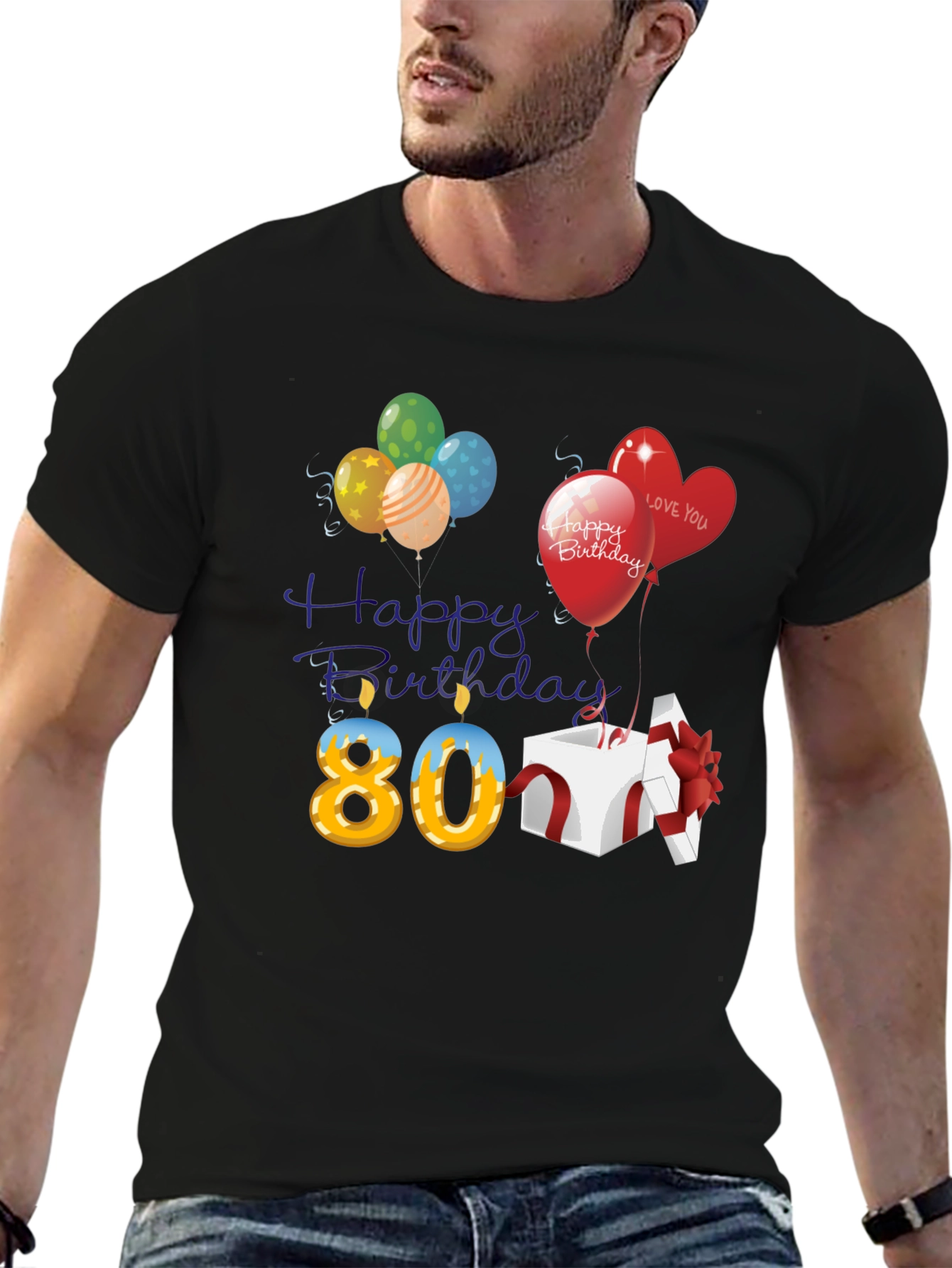 Happy 80th Birthday T-Shirt