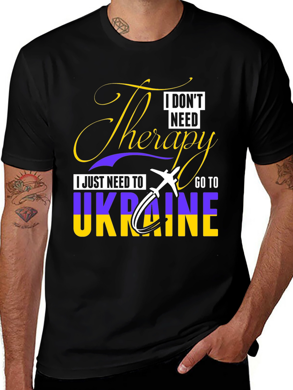 Ukraine Therapy T-Shirt - I Dont Need Therapy!