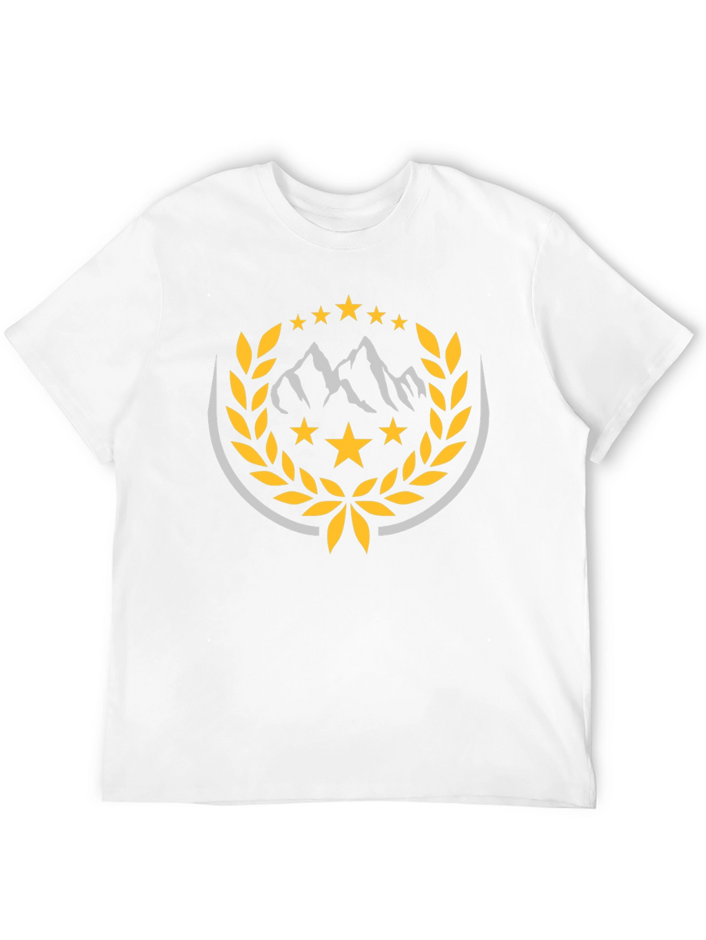 Mountain Star Crest Black T-Shirt