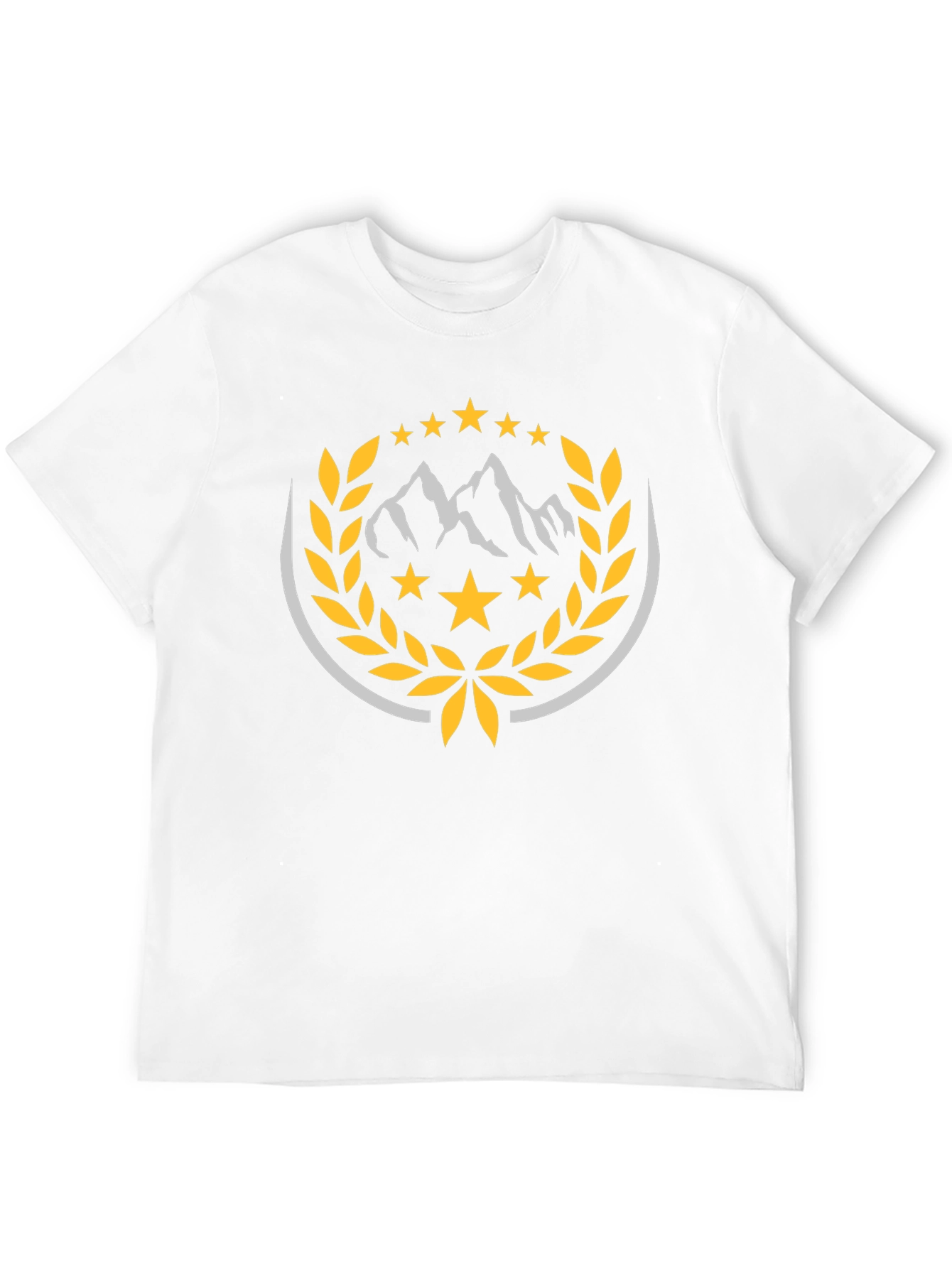 Mountain Star Crest Black T-Shirt