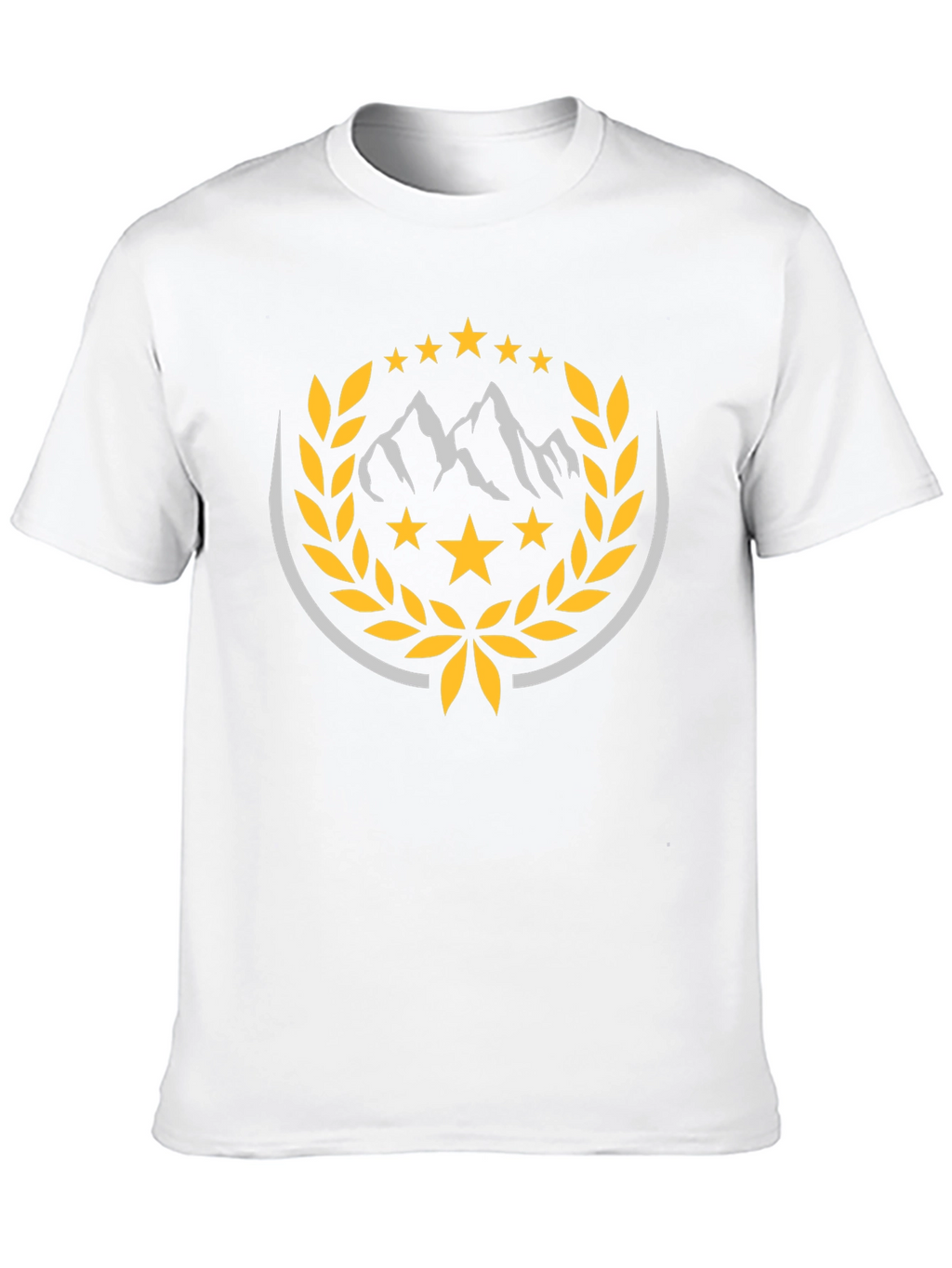 Mountain Star Crest Black T-Shirt