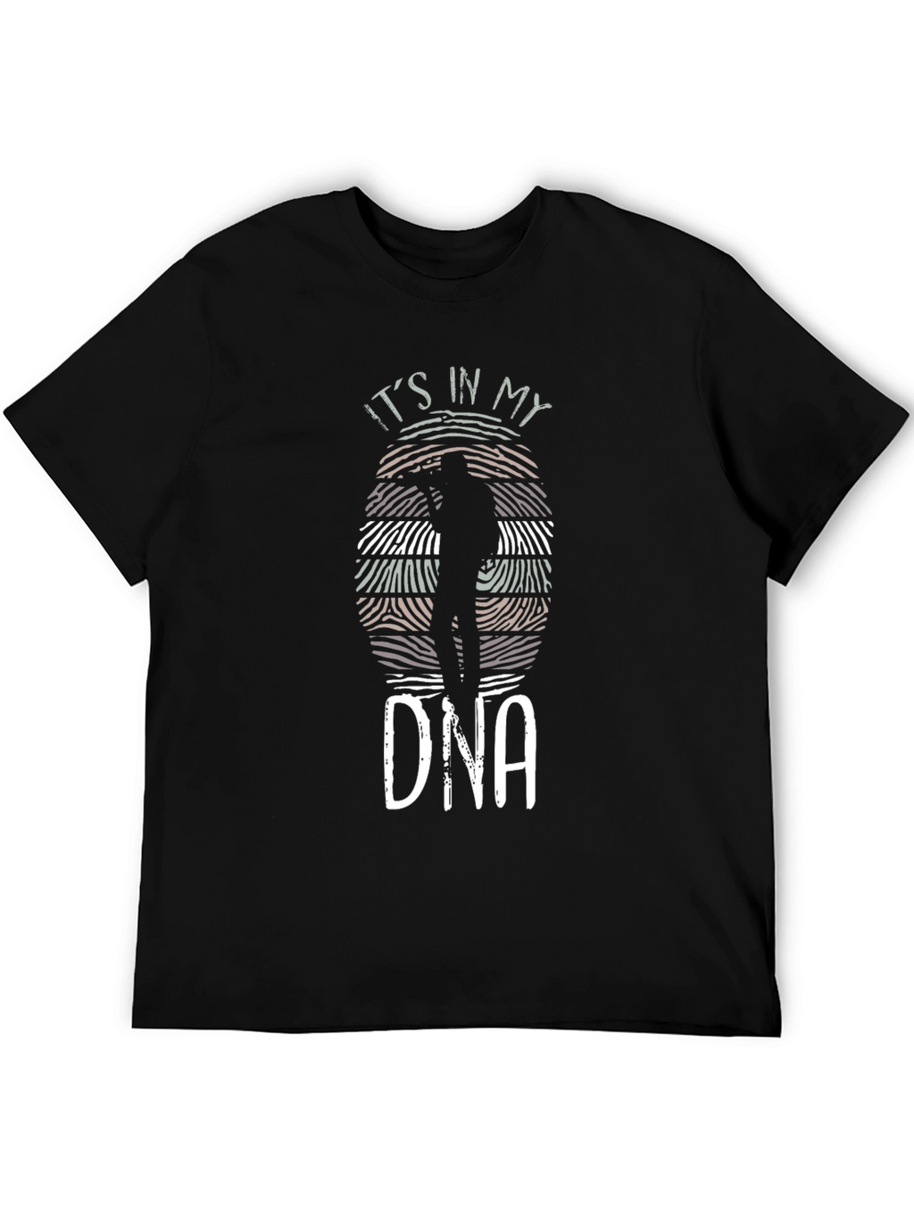 Its in My DNA T-Shirt Black Crew Neck Tee