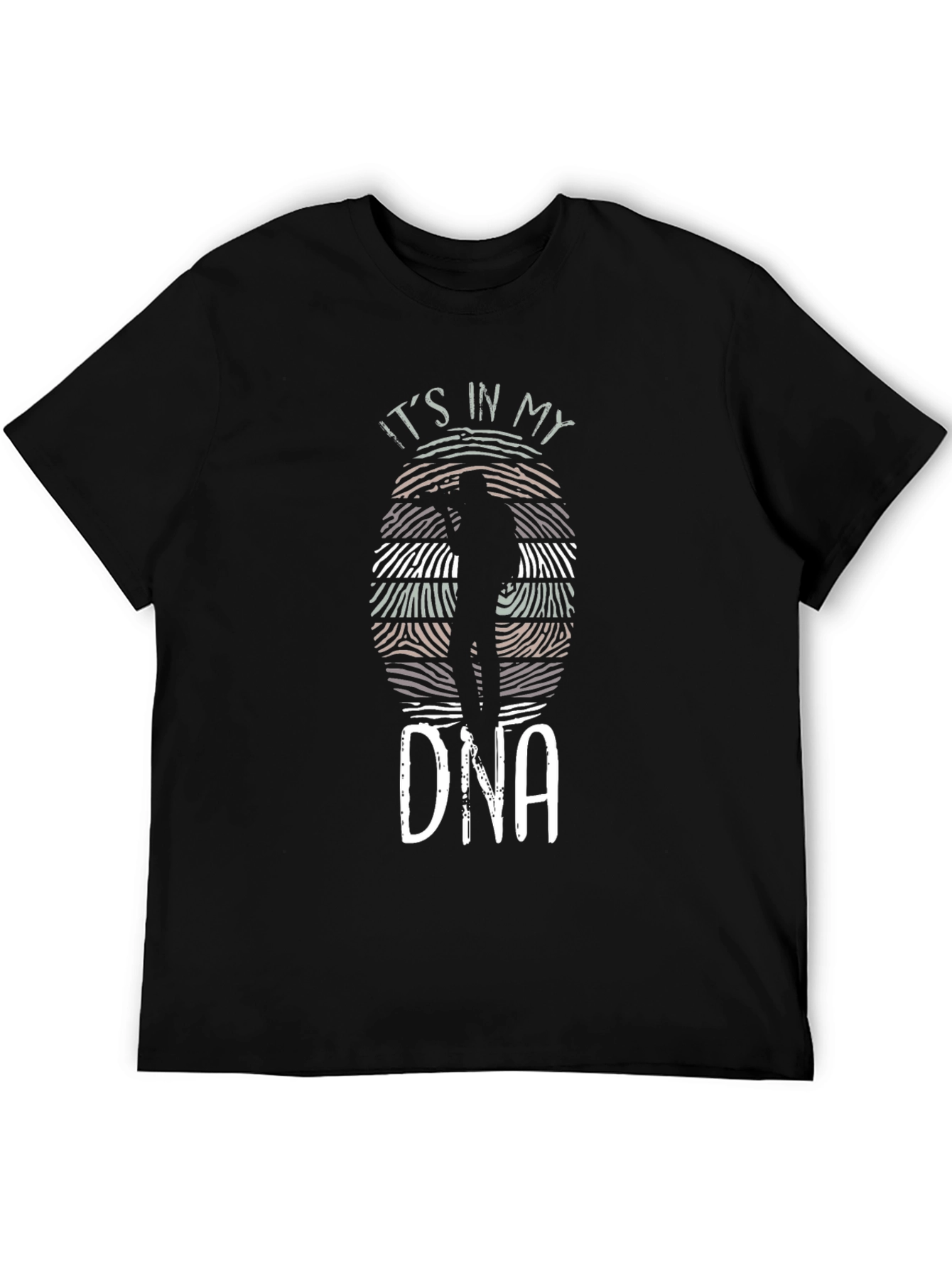 Its in My DNA T-Shirt Black Crew Neck Tee