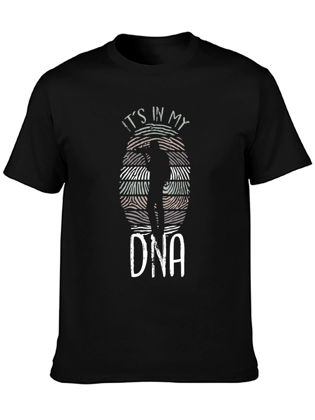 Its in My DNA T-Shirt Black Crew Neck Tee