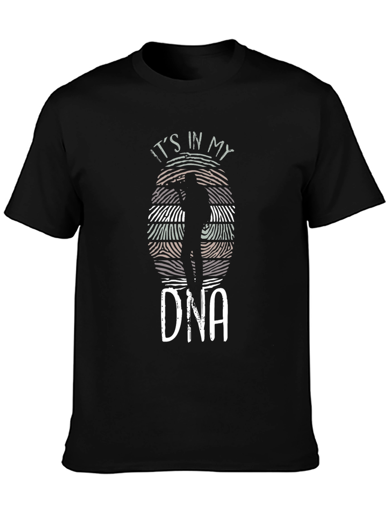 Its in My DNA T-Shirt Black Crew Neck Tee