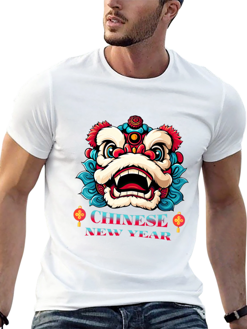 Chinese New Year Lion Dance T-Shirt