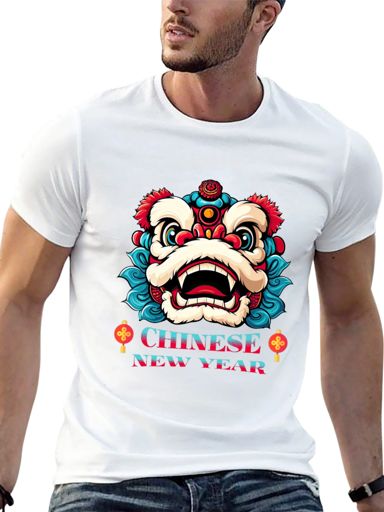 Chinese New Year Lion Dance T-Shirt