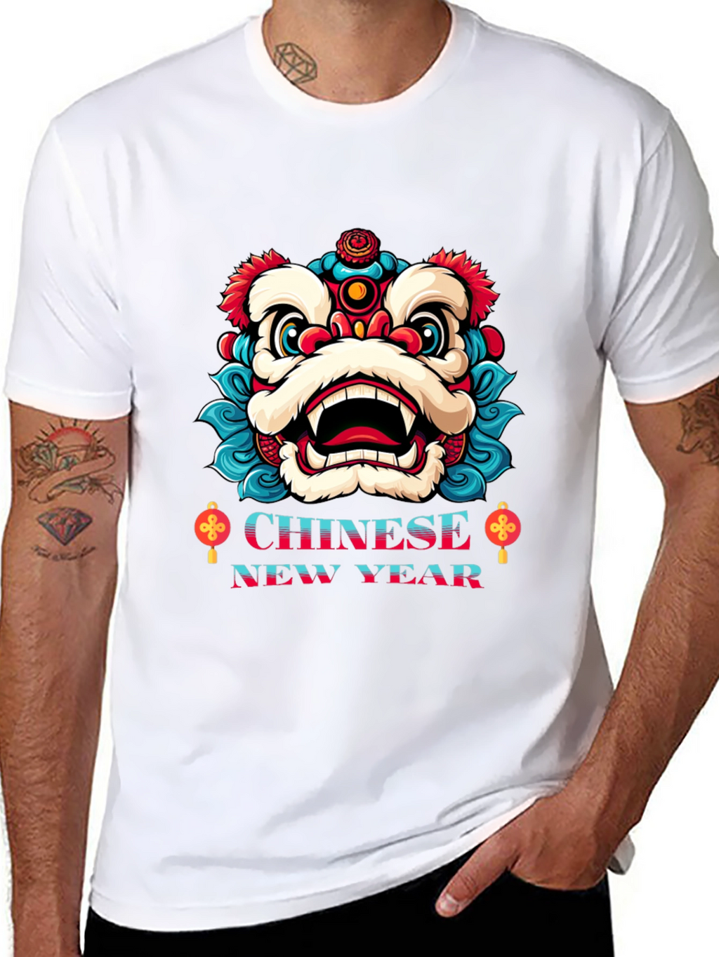 Chinese New Year Lion Dance T-Shirt