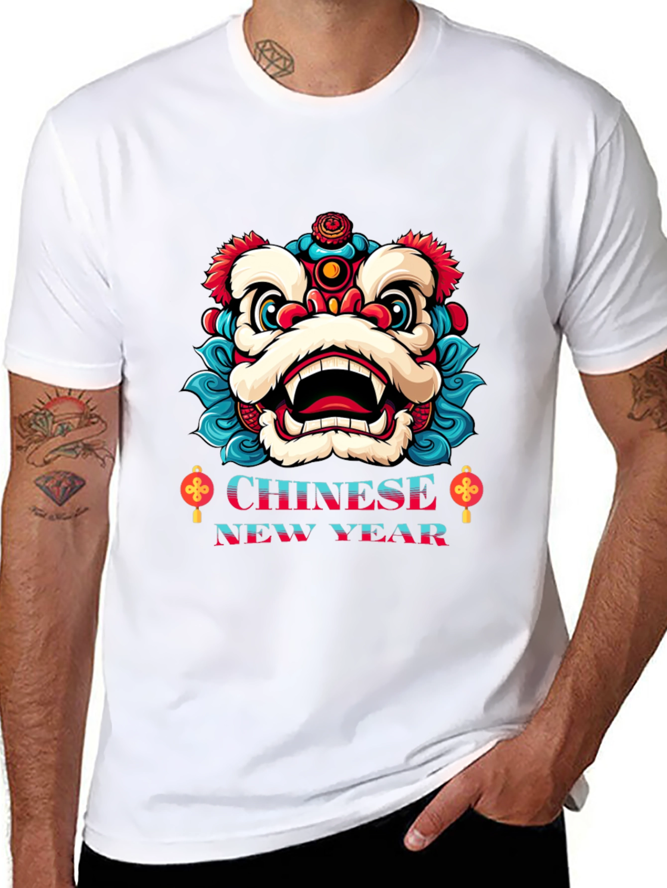 Chinese New Year Lion Dance T-Shirt