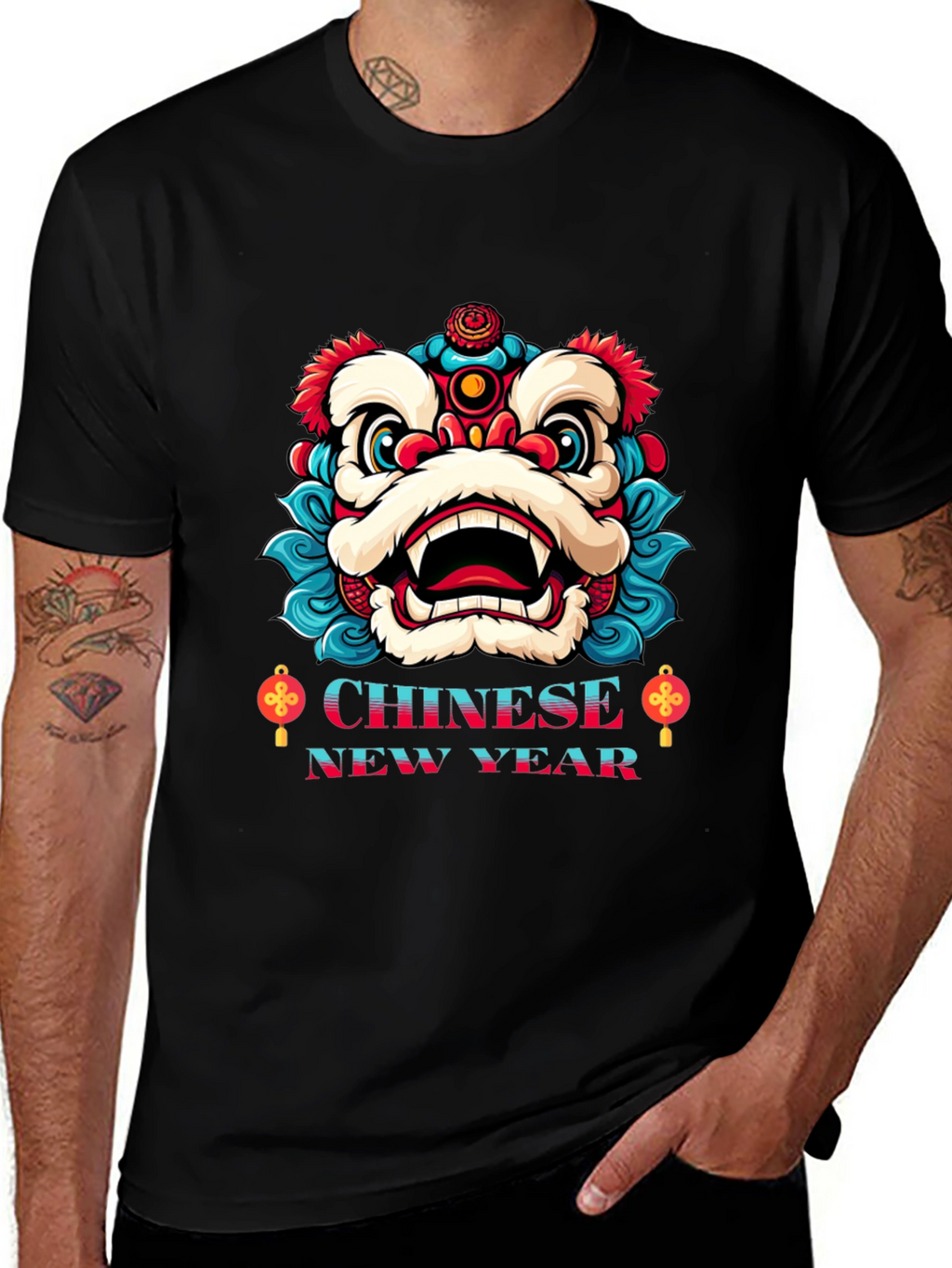 Chinese New Year Lion Dance T-Shirt
