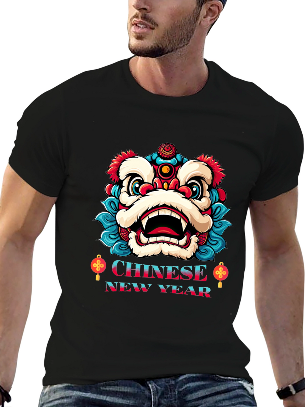 Chinese New Year Lion Dance T-Shirt