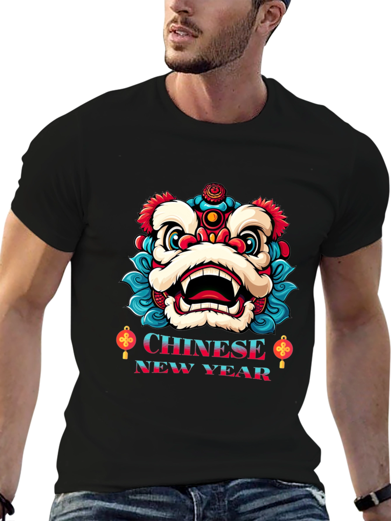 Chinese New Year Lion Dance T-Shirt