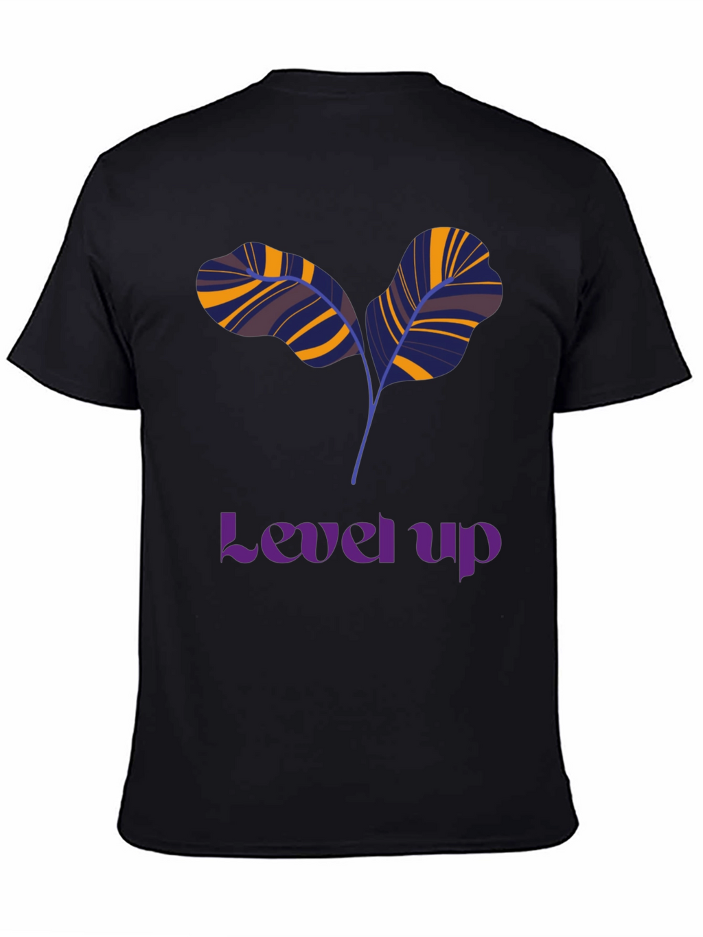Level Up T-Shirt: Unique Leaf Design