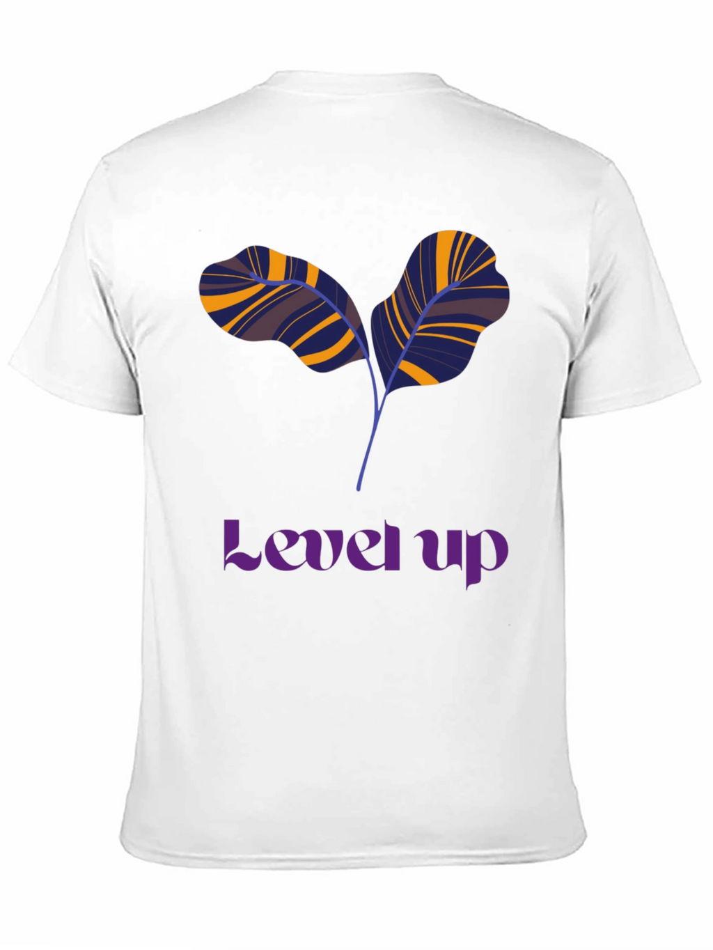 Level Up T-Shirt: Unique Leaf Design
