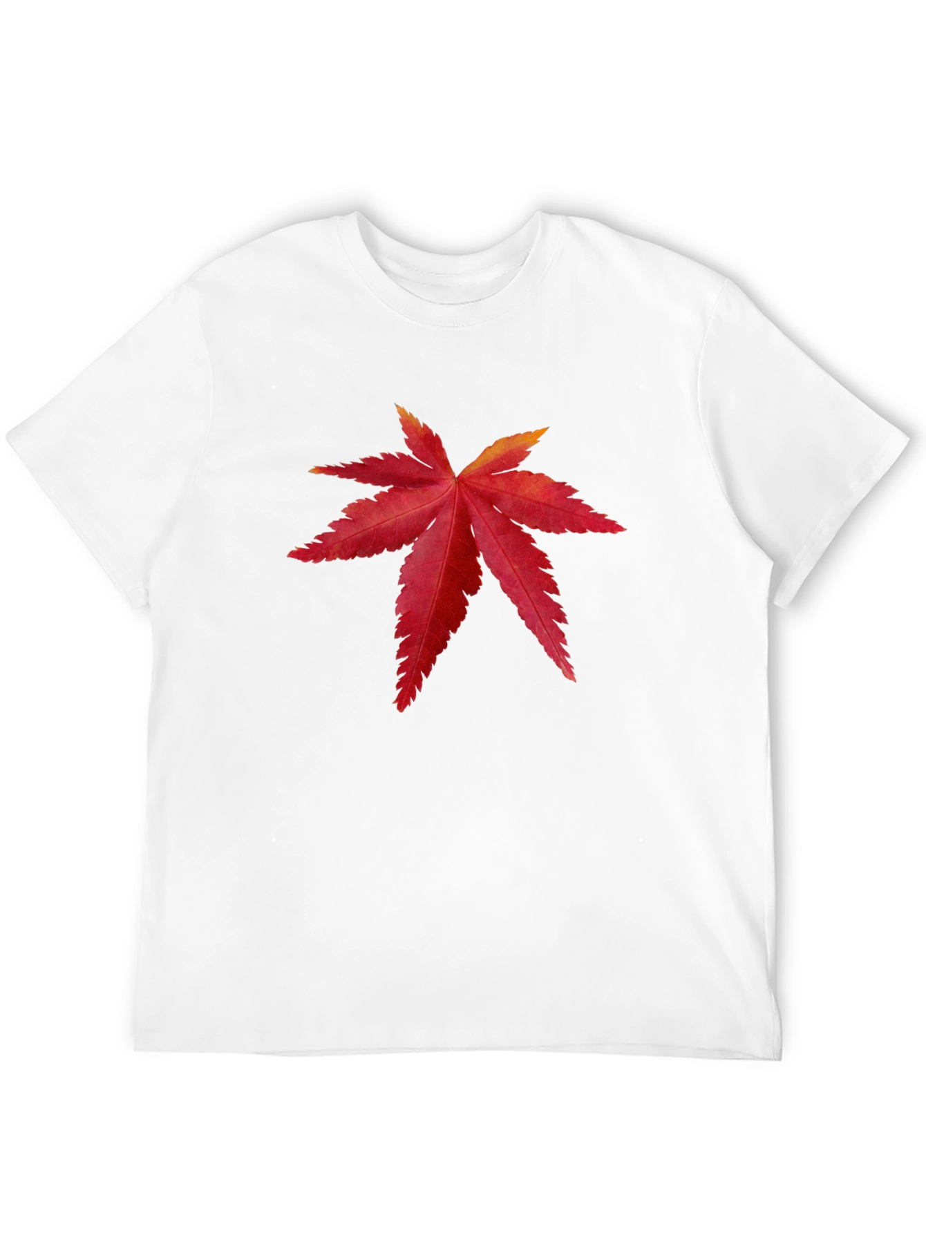 Maple Leaf Graphic Tee - Stylish Black T-Shirt