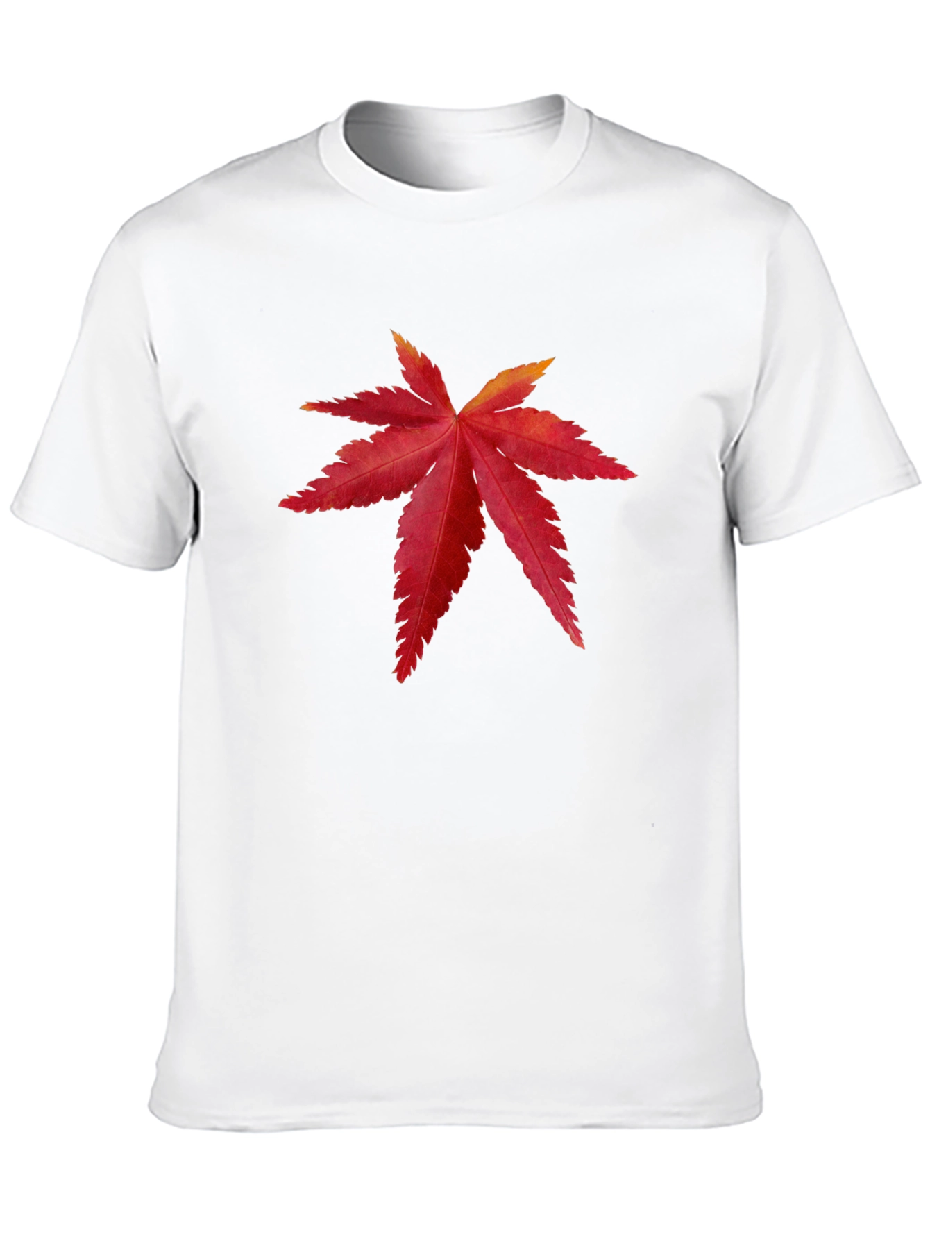 Maple Leaf Graphic Tee - Stylish Black T-Shirt