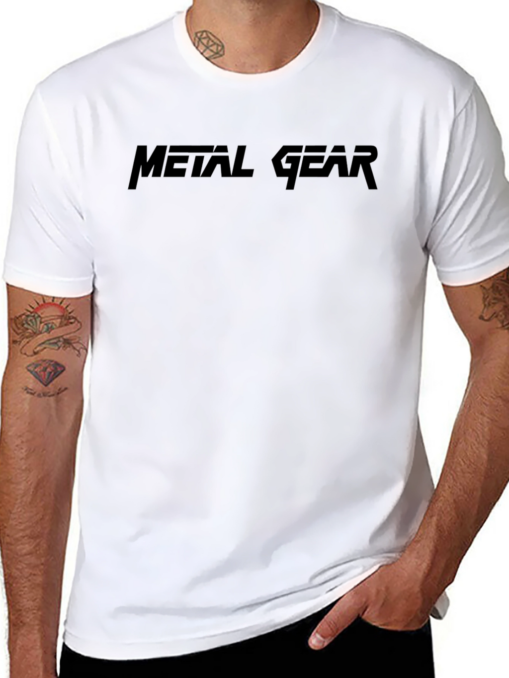 Metal Gear Solid Black T-Shirt - Gamer Apparel