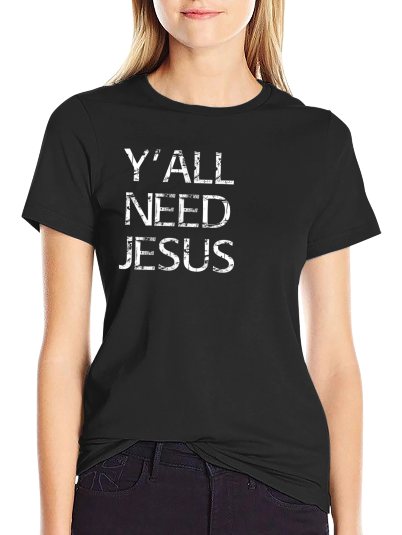 YAll Need Jesus Graphic Tee - Christian Apparel