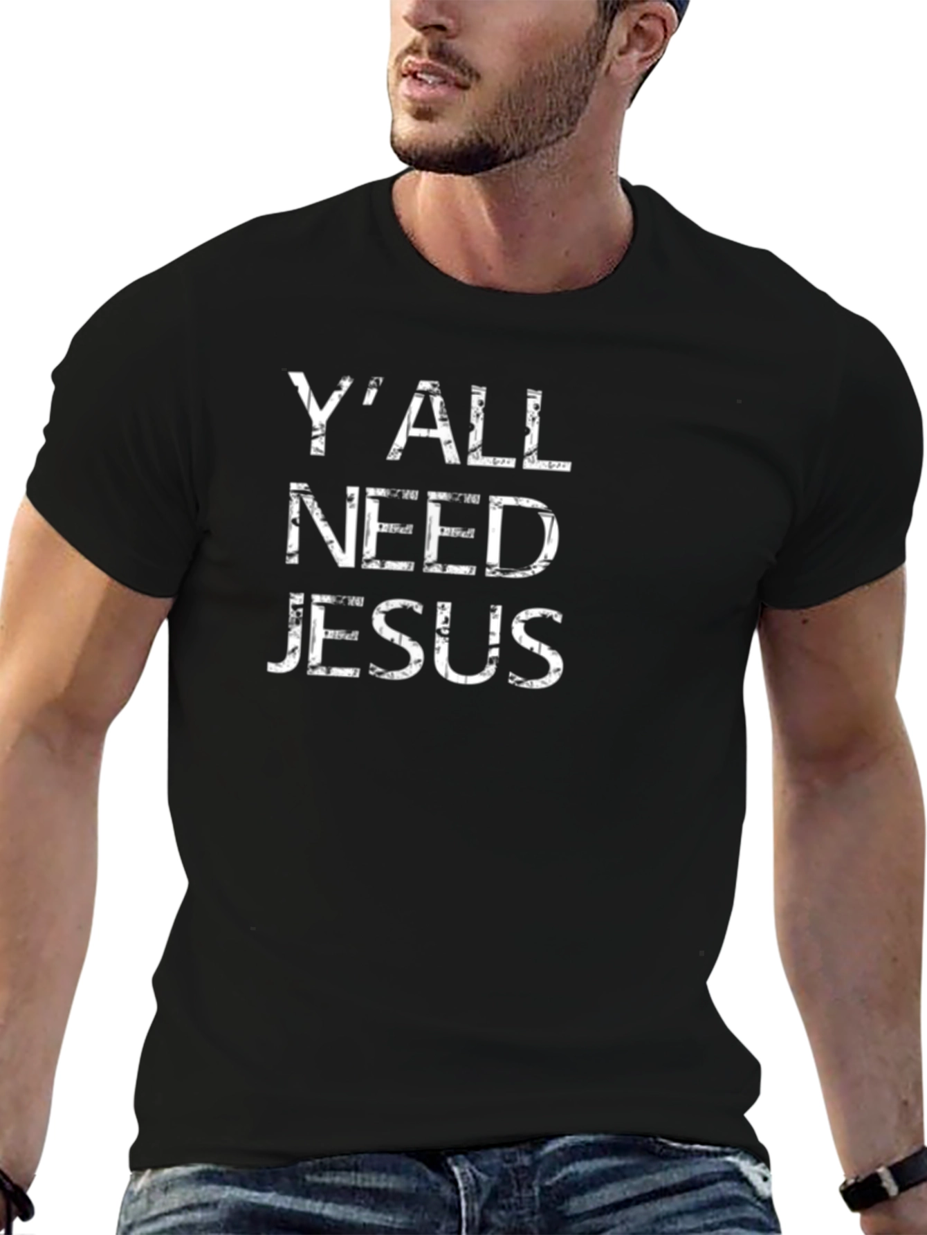 YAll Need Jesus Graphic Tee - Christian Apparel