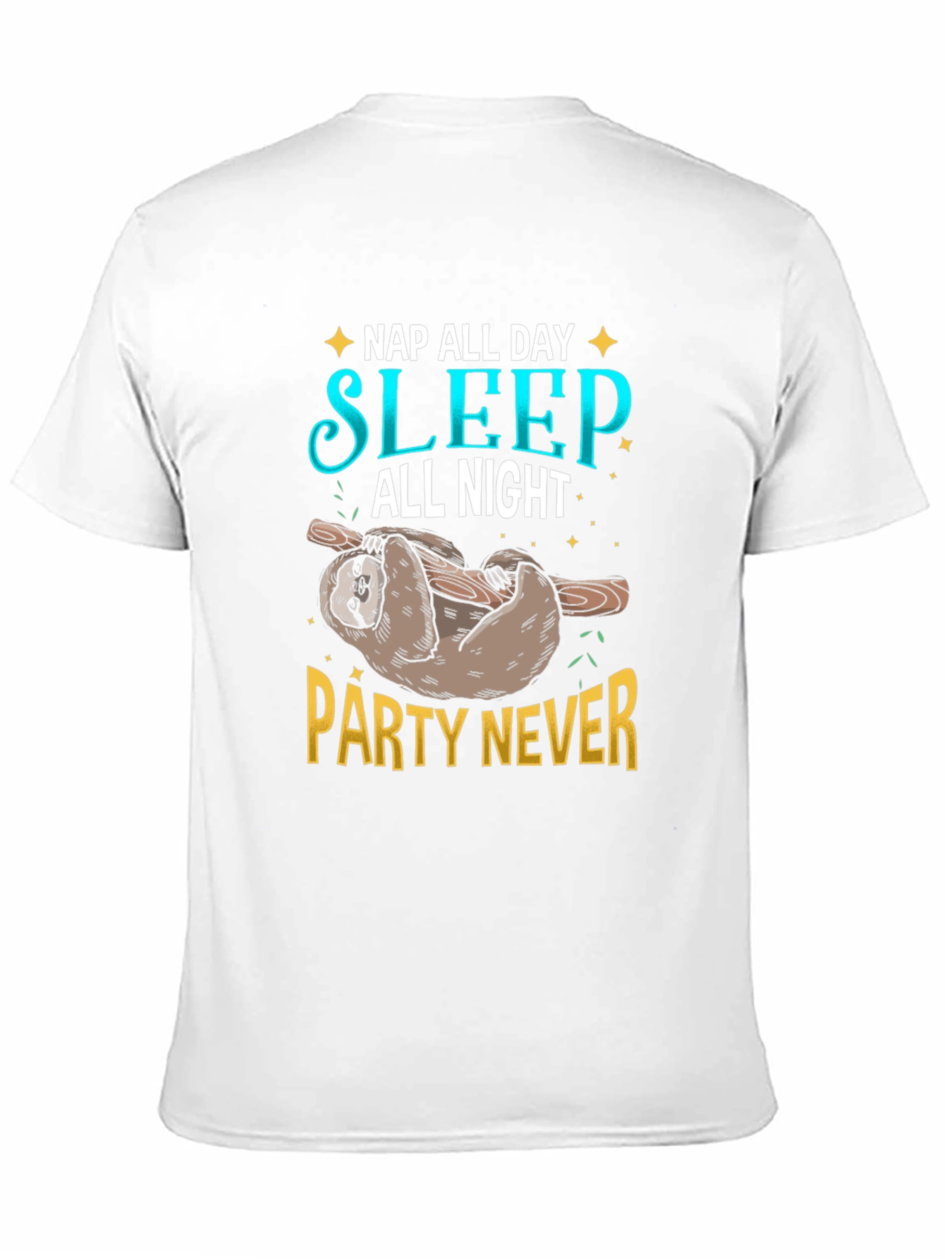 Nap All Day Sloth Graphic Tee