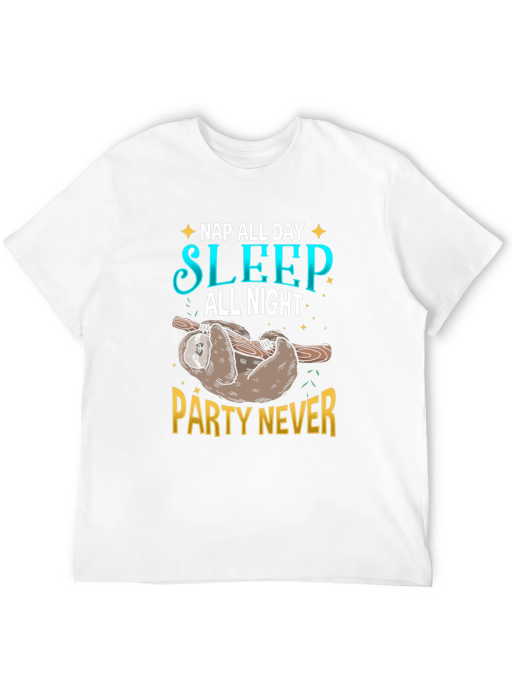 Nap All Day Sloth Graphic Tee