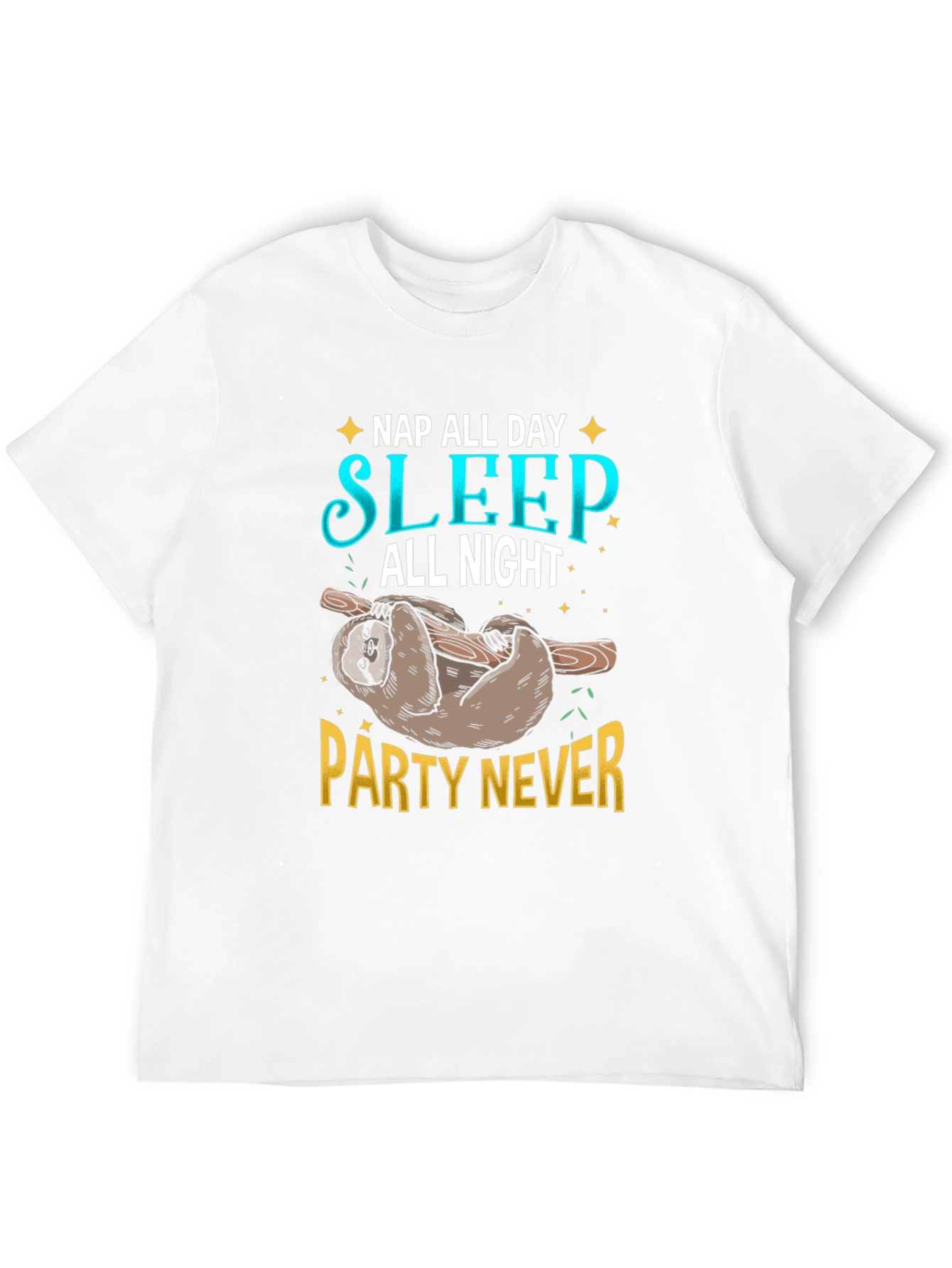 Nap All Day Sloth Graphic Tee