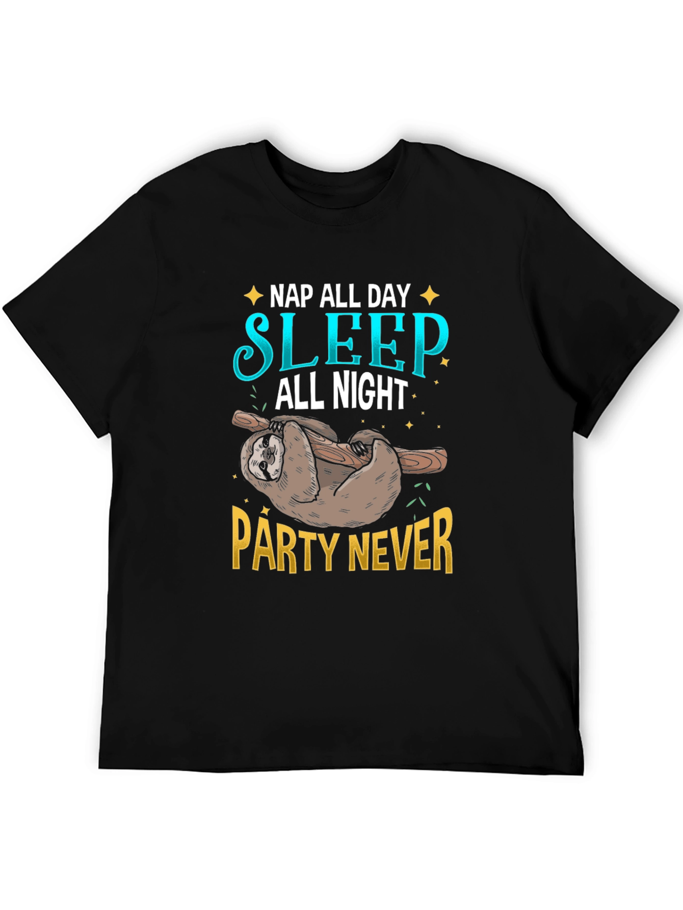 Nap All Day Sloth Graphic Tee