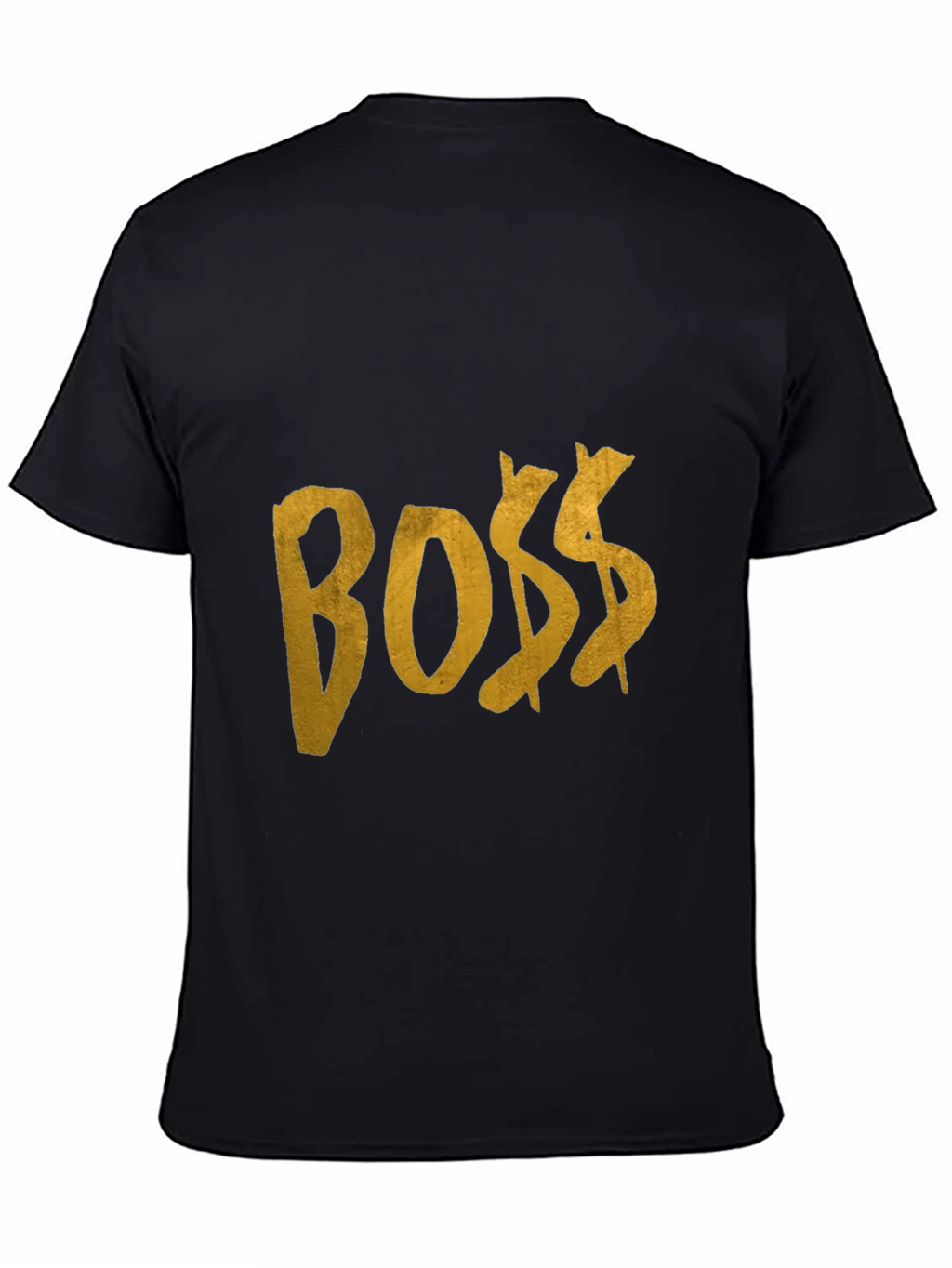 BOSS Graphic Tee - Black Cotton T-Shirt