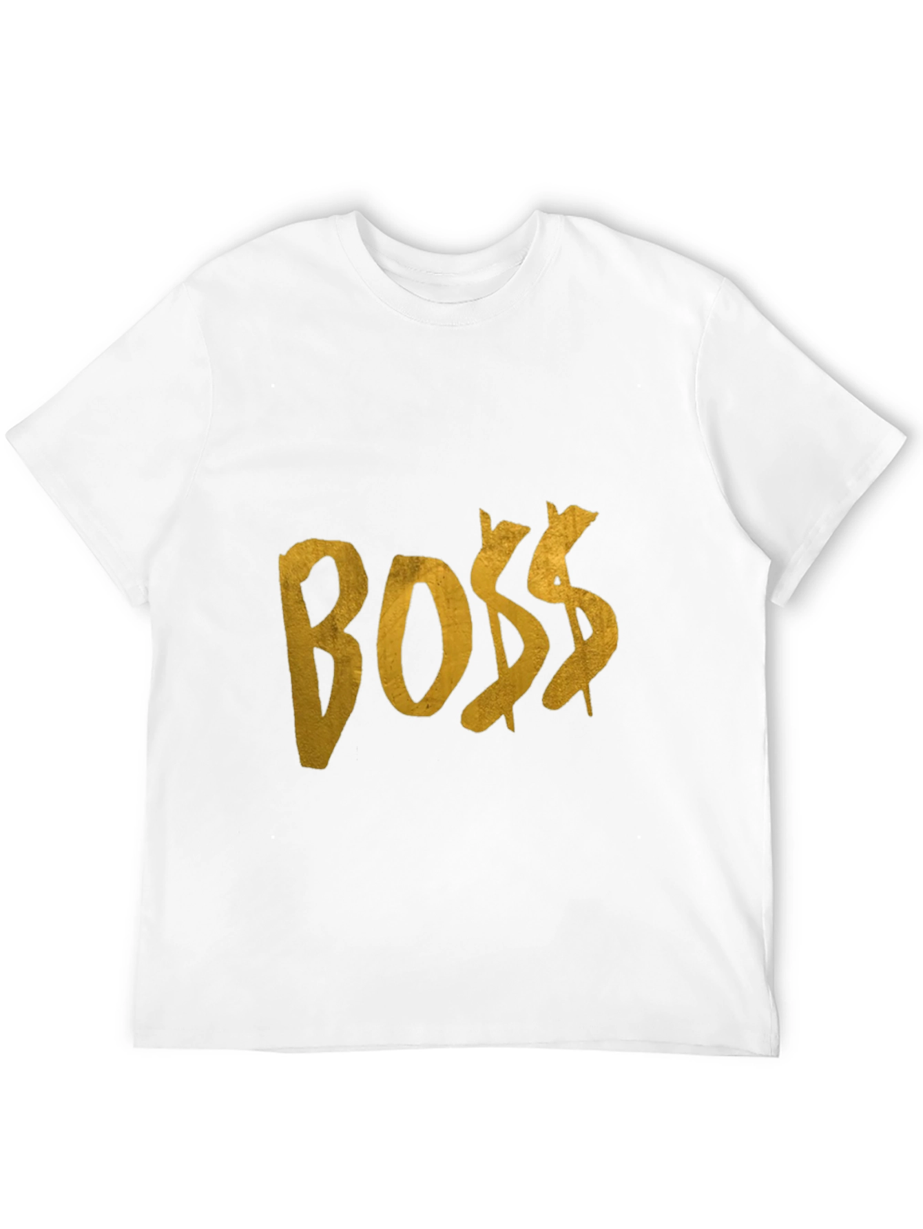 BOSS Graphic Tee - Black Cotton T-Shirt