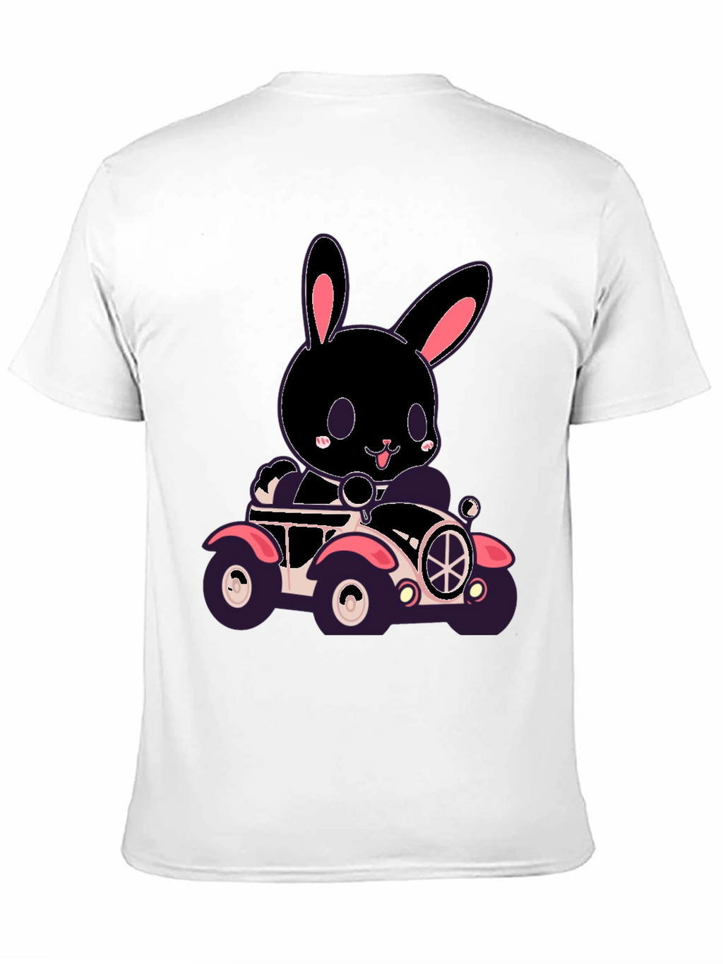 Bunny in Car Graphic T-Shirt