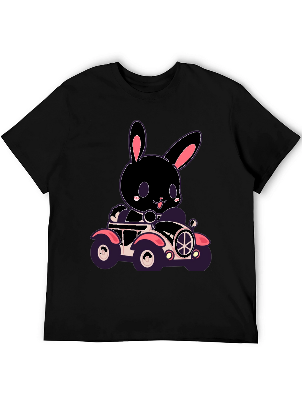Bunny in Car Graphic T-Shirt
