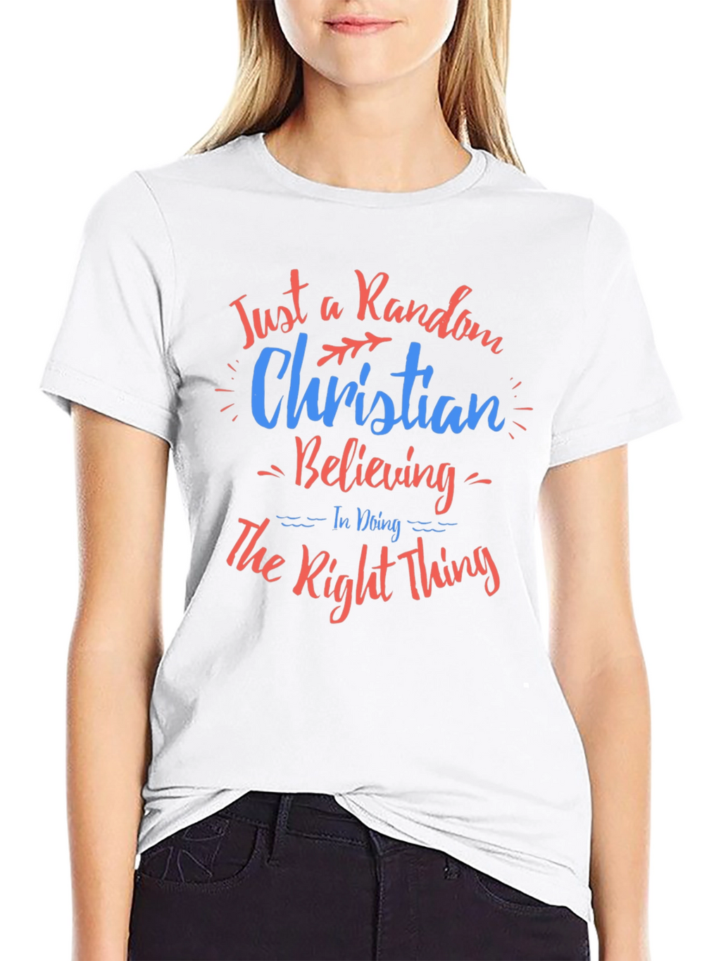 Random Christian Believing Graphic Tee