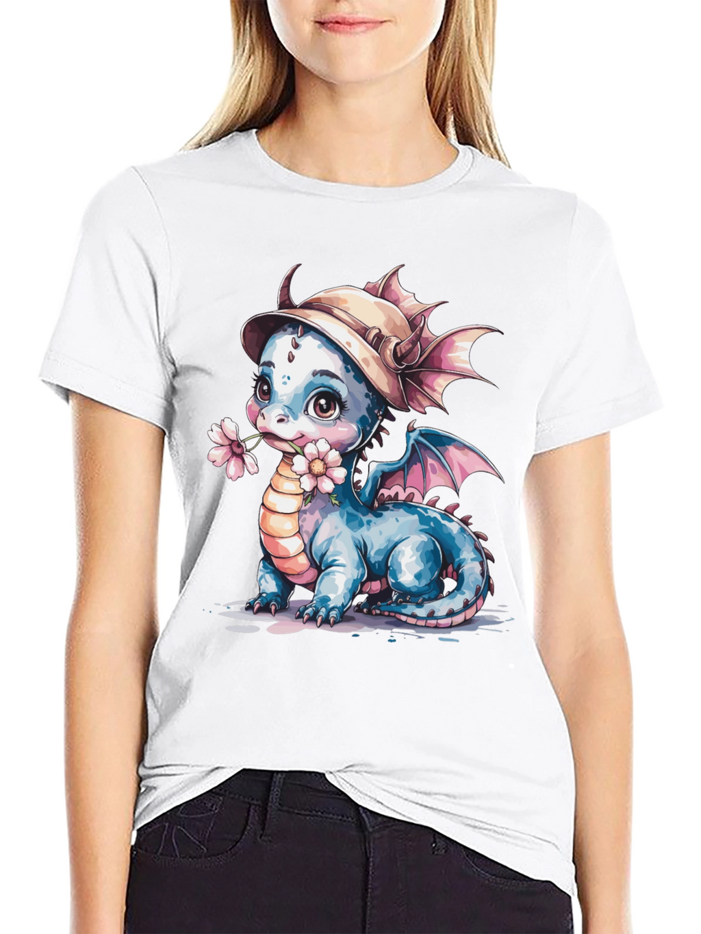 Cute Dragon T-Shirt: Whimsical Fantasy Tee