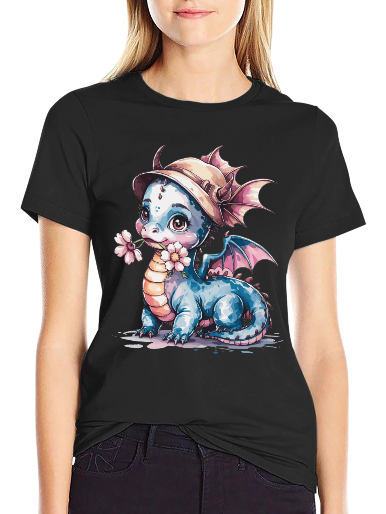 Cute Dragon T-Shirt: Whimsical Fantasy Tee