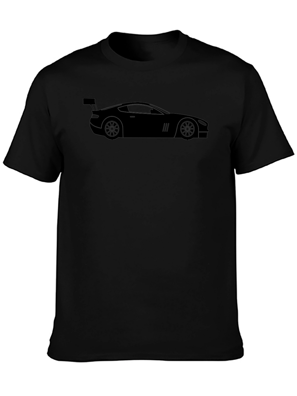 Sleek Car Graphic Black T-Shirt