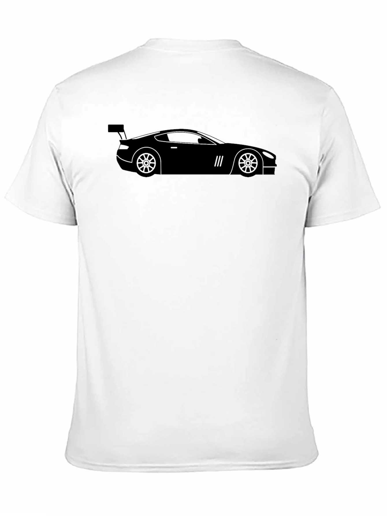 Sleek Car Graphic Black T-Shirt