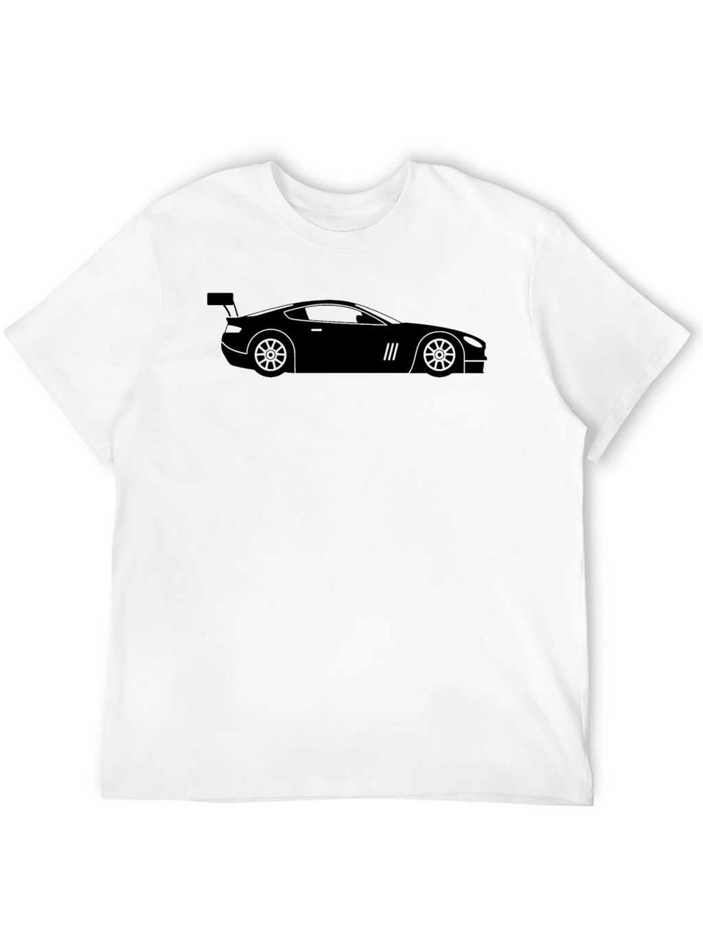Sleek Car Graphic Black T-Shirt