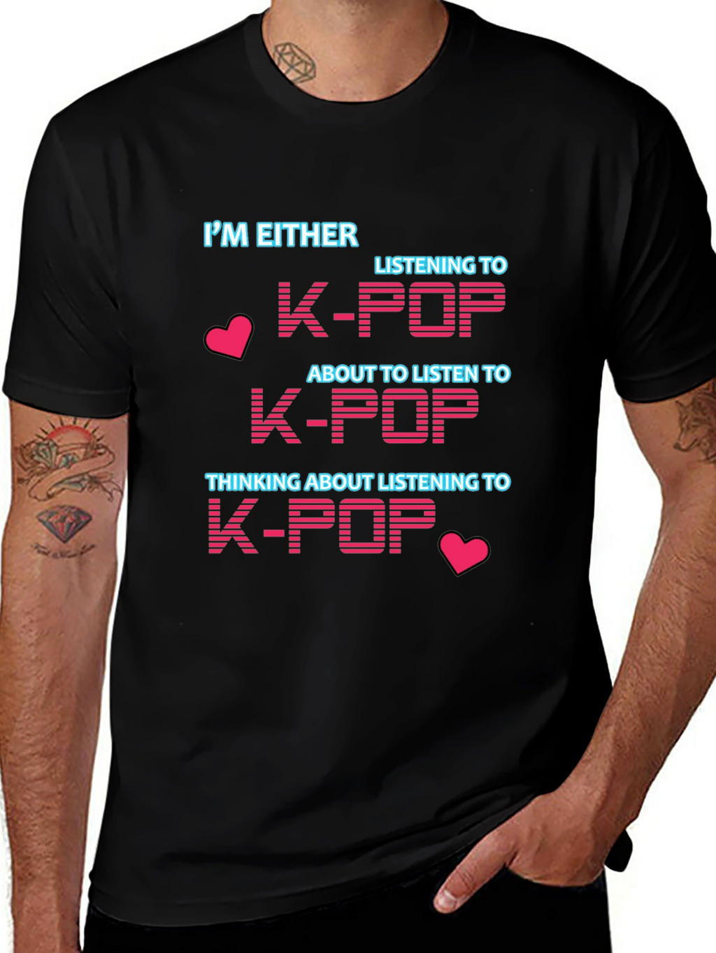K-Pop Fan T-Shirt - Music Lover Tee