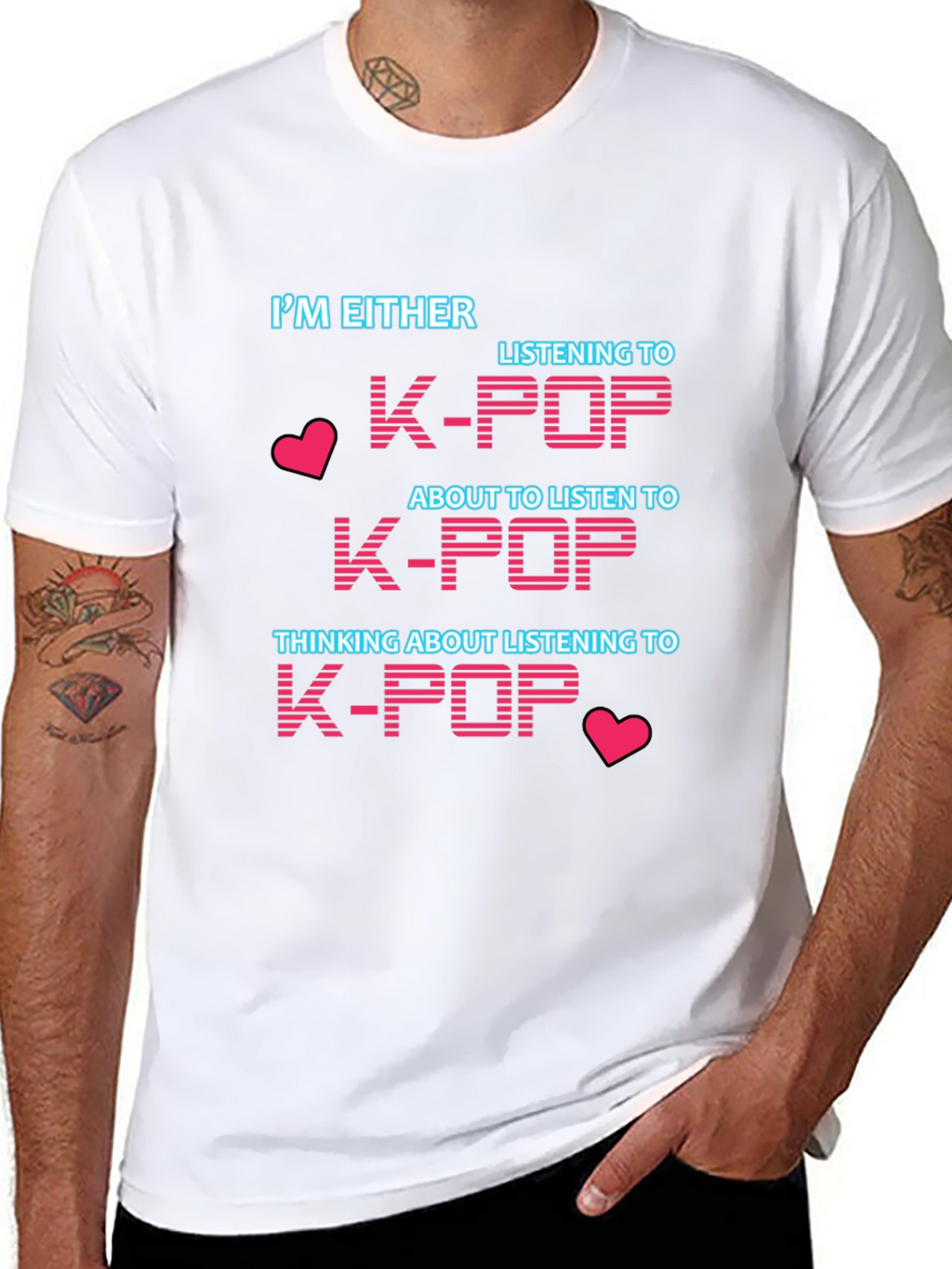 K-Pop Fan T-Shirt - Music Lover Tee