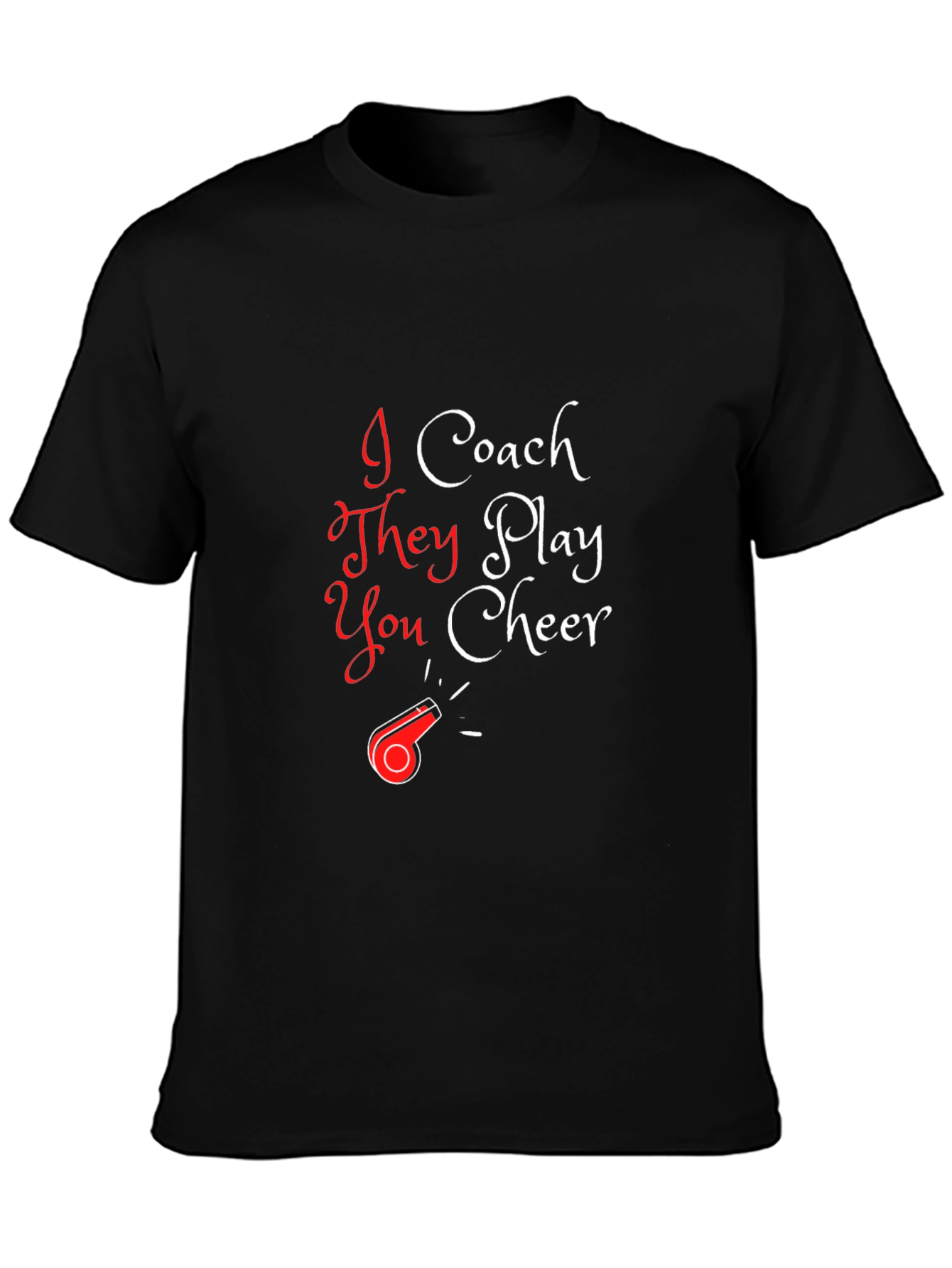 I Coach They Play You Cheer T-Shirt - Coach Gift