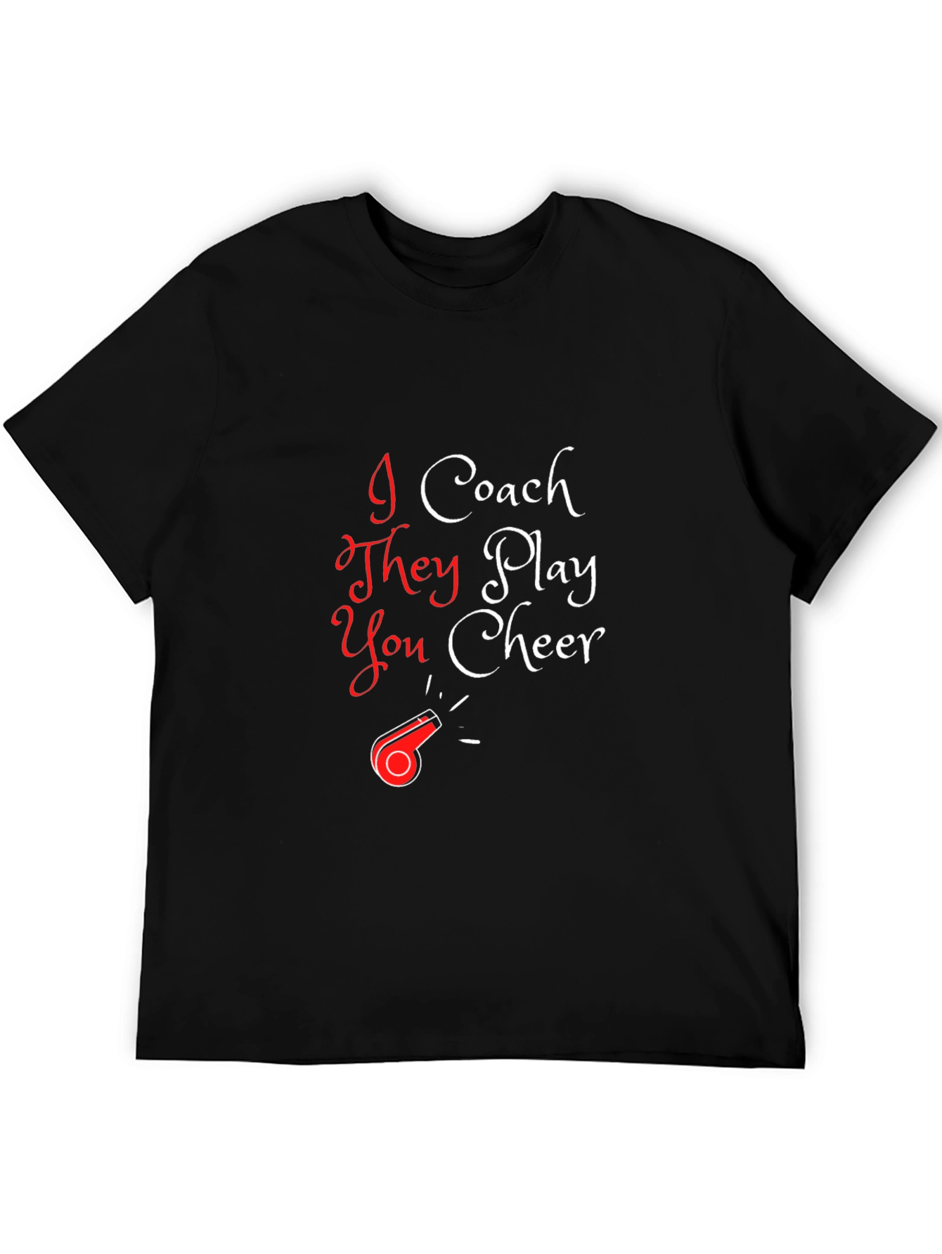 I Coach They Play You Cheer T-Shirt - Coach Gift